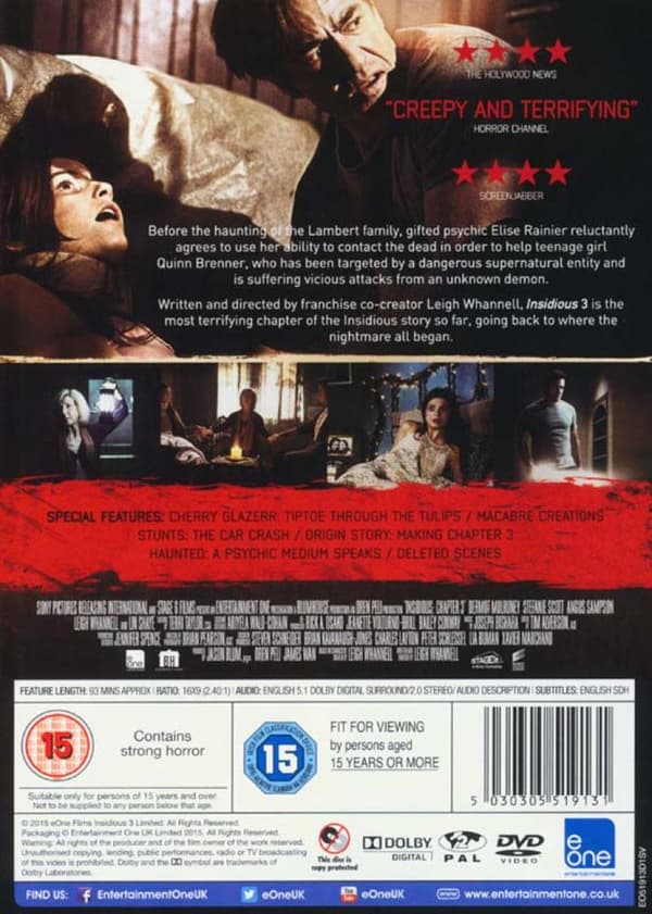 Insidious: Chapter 3 (2015) (DVD)
