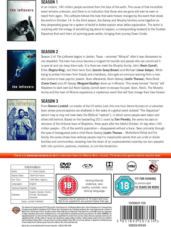 The Leftovers The Complete Series (2014-2017) (DVD)