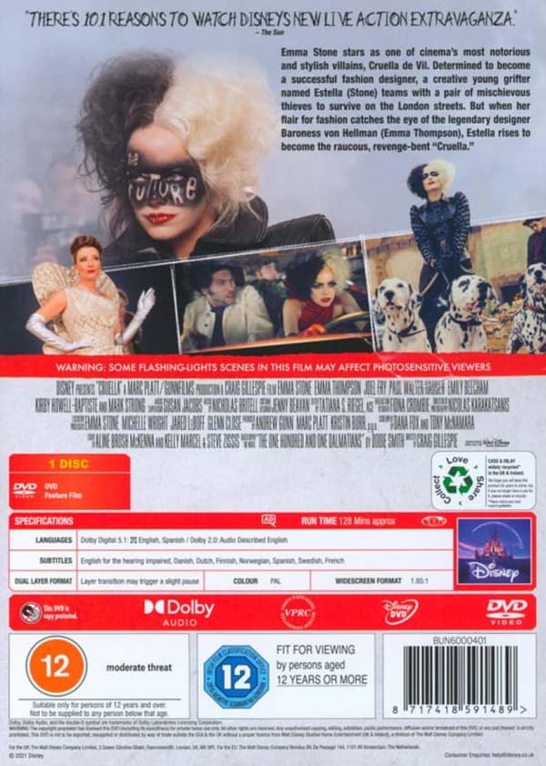 Cruella (2021) (DVD)