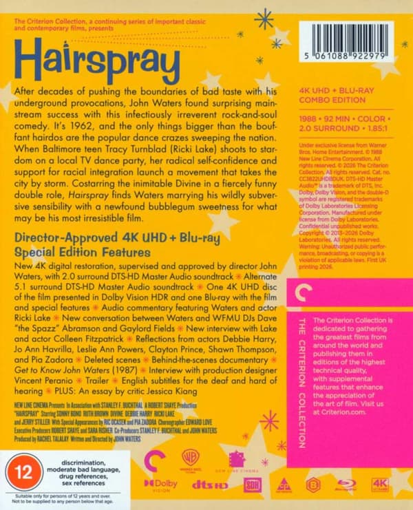 Hairspray (1988) (4K UHD)
