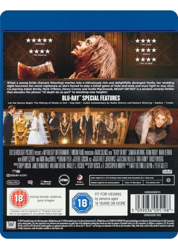 Ready Or Not (2019) (Blu-Ray)