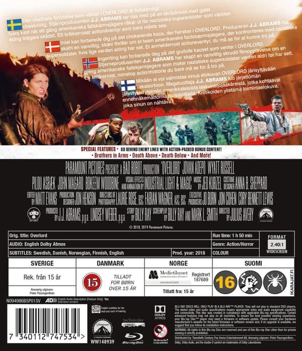 Overlord (2018) (Blu-Ray)