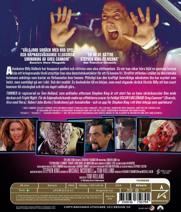 Thinner (1996) (Blu-Ray)