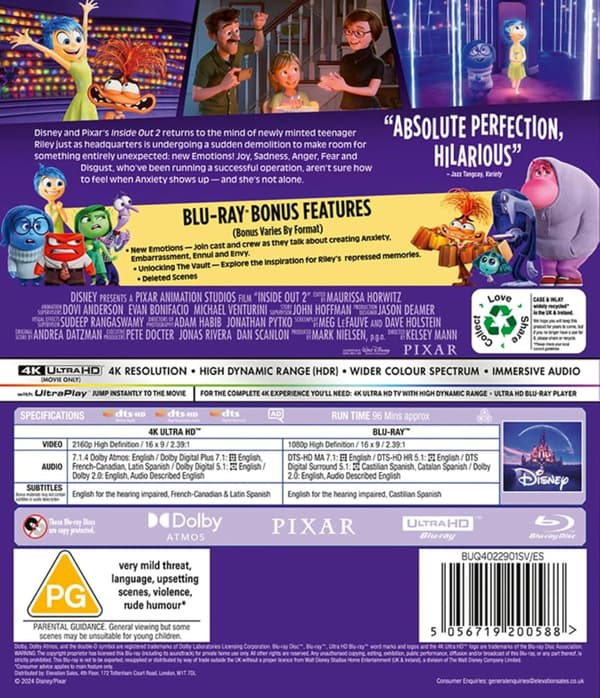 Inside Out 2 (2024) (4K UHD)