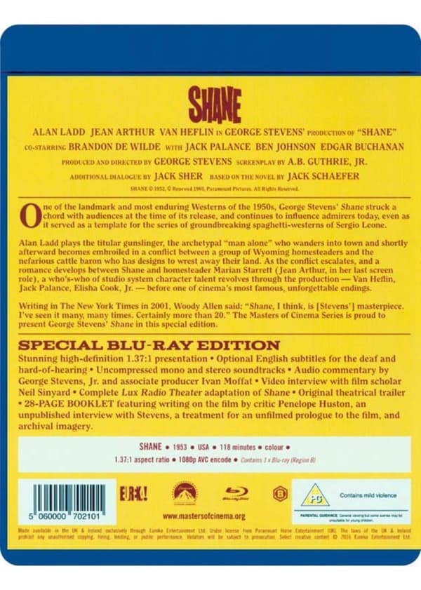 Shane (1953) (Blu-Ray)