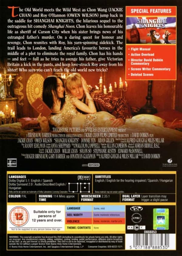 Shanghai Knights (2003) (DVD)