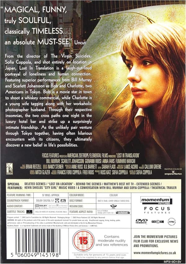 Lost in Translation (2003) (DVD)