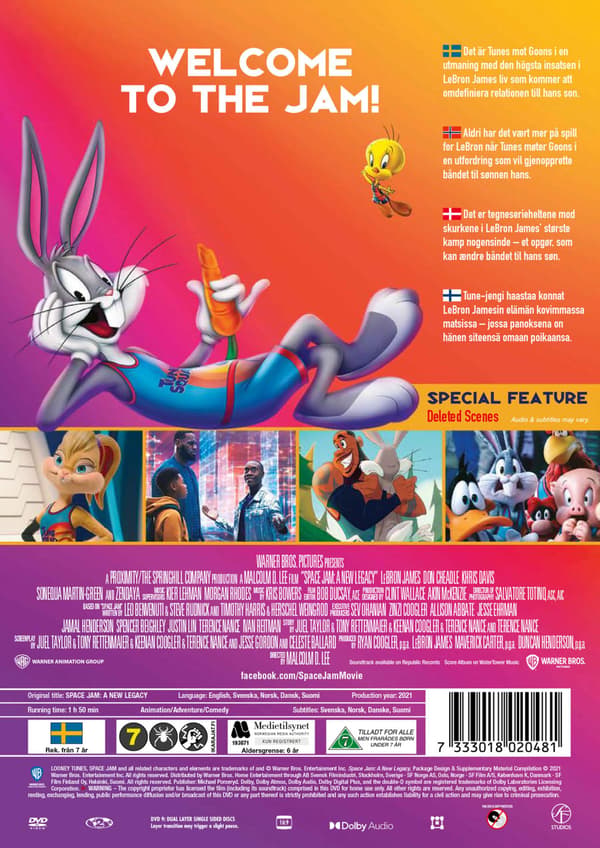 Space Jam: A New Legacy (2021) (DVD)
