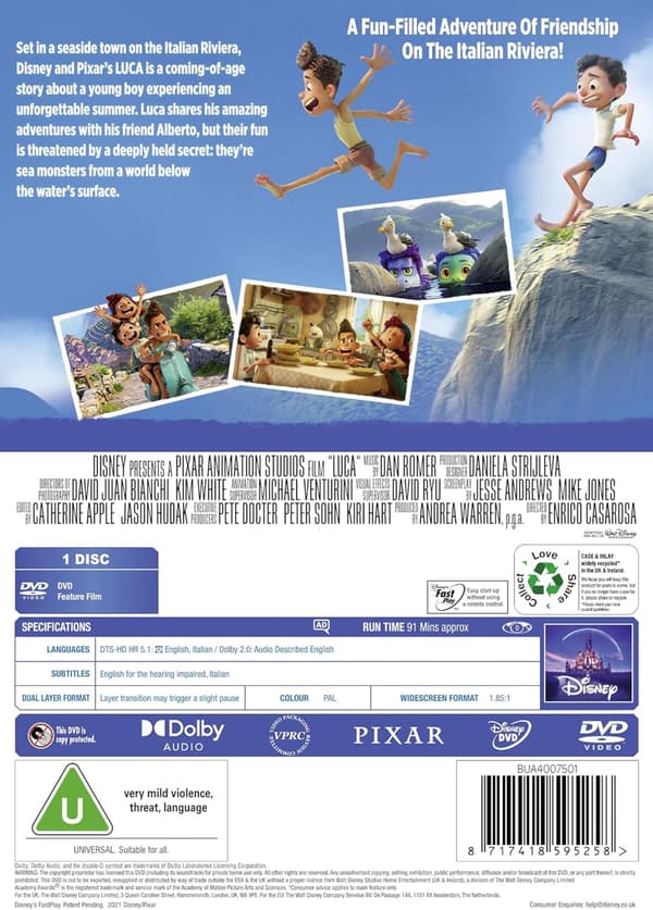 Luca (2021) (DVD)