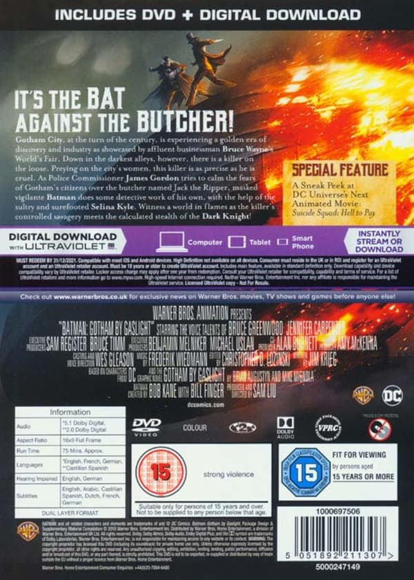Batman: Gotham by Gaslight (2018) (DVD)