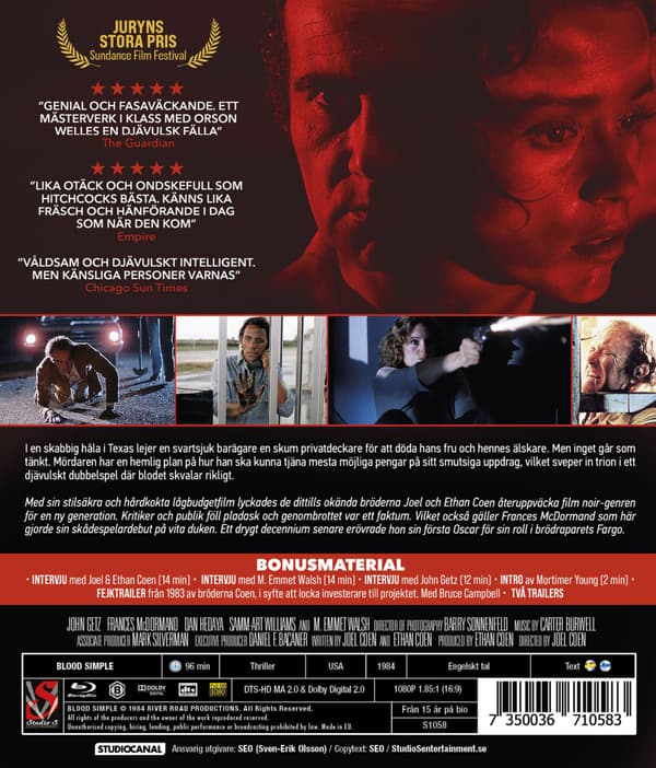 Blood Simple (1984) (Blu-Ray)