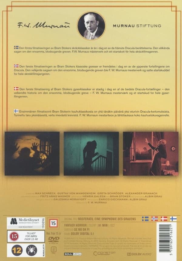 Nosferatu: The Vampyre (1922) (DVD)