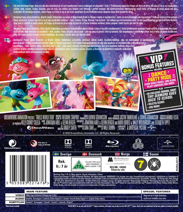 Trolls World Tour (2020) (Blu-Ray)