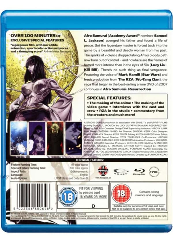 Afro Samurai: Resurrection (2009) (Blu-Ray)