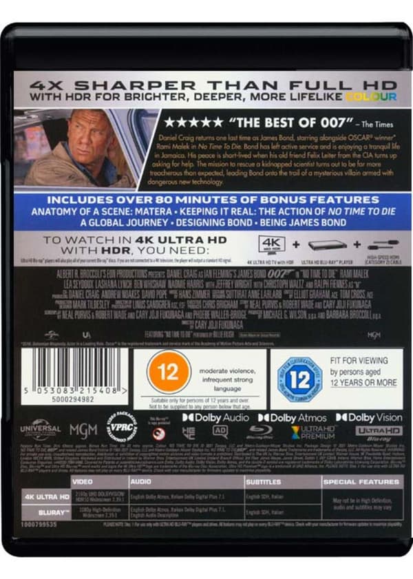 No Time To Die (2021) (4K UHD)