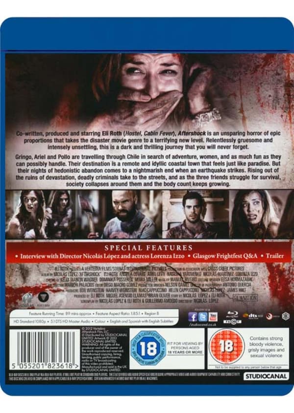 Aftershock (2012) Blu-Ray (import)