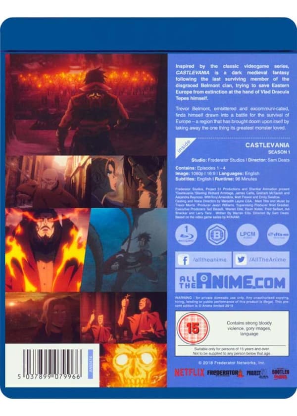 Castlevania Season 1 (2017) (Blu-Ray)