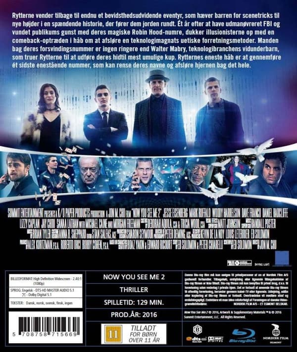 Now You See Me 2 (2016) (Blu-Ray)