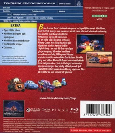 Cars (2006) (Blu-Ray)