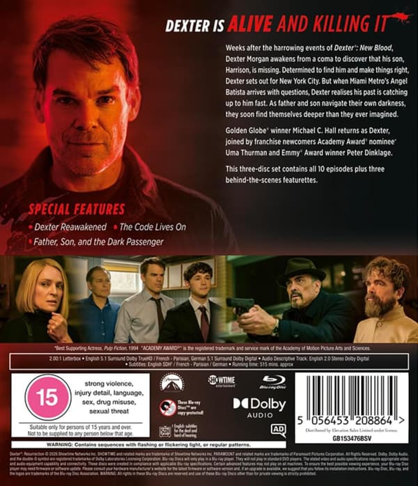 Dexter: Resurrection Season 1 (2025) (Blu-Ray)