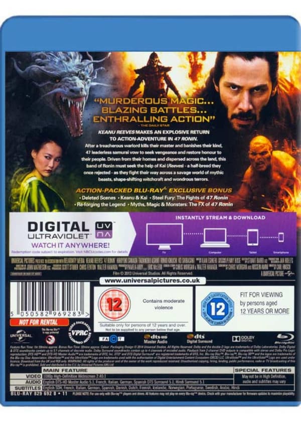 47 Ronin (2013) (Blu-Ray)