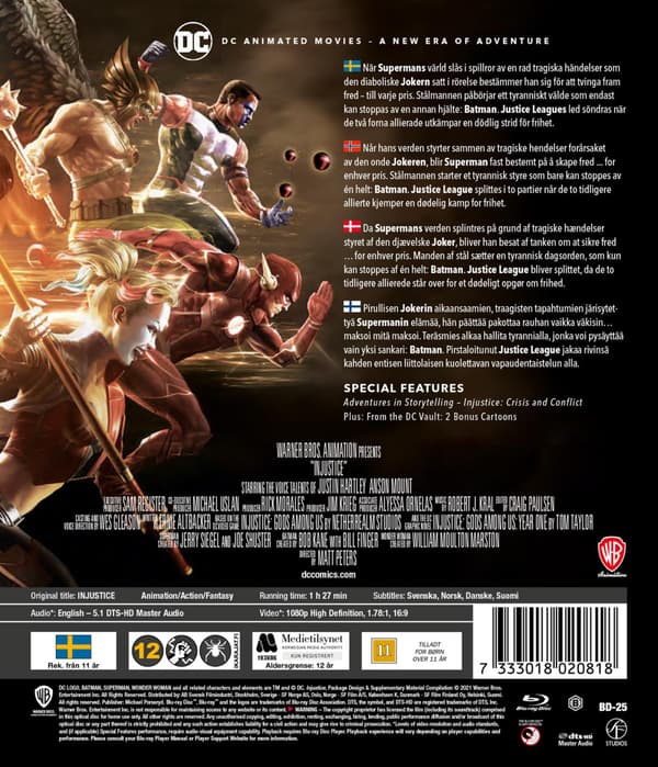 Injustice (2021) (Blu-Ray)