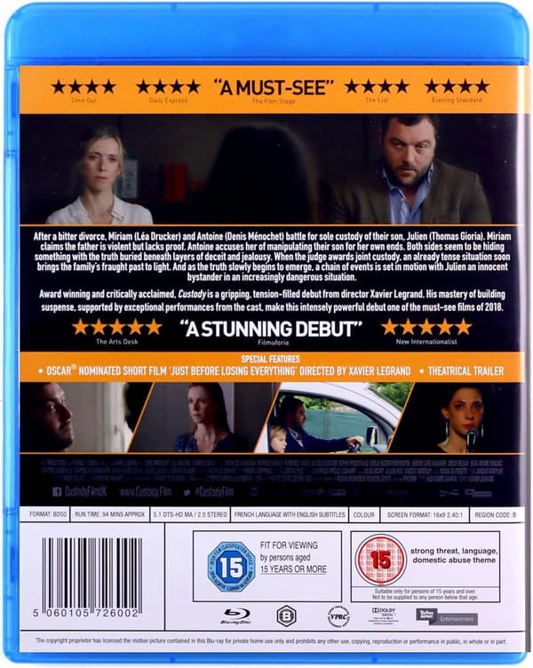 Custody (2017) (Blu-Ray)