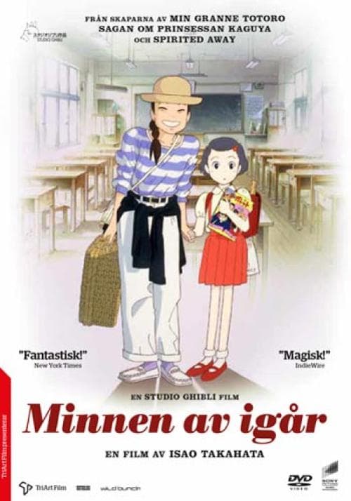 Only Yesterday (1991) Minnen av igår (DVD)