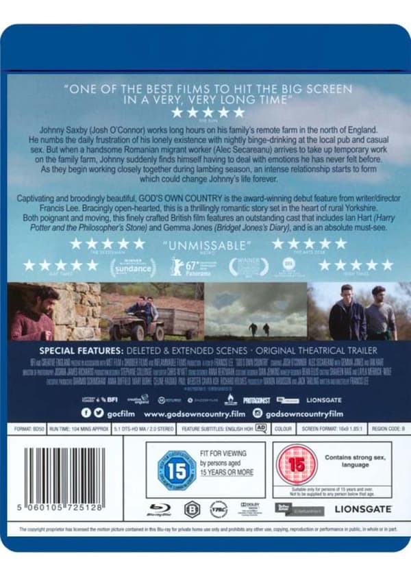 Gods Own Country (2017) (Blu-Ray)