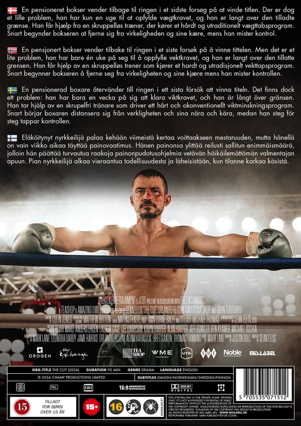 The Cut (2024) DVD (svensk text)