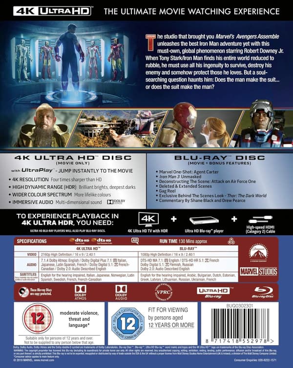 Iron Man 3 (2013) (4K UHD)