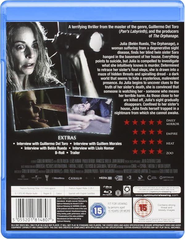 Julias Eyes (2010) (Blu-Ray)
