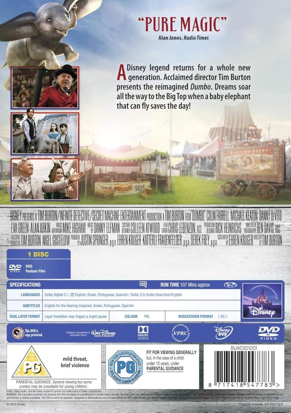 Dumbo (2019) (DVD)