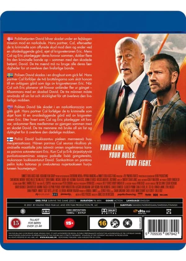 Survive the Game (2021) (Blu-Ray)