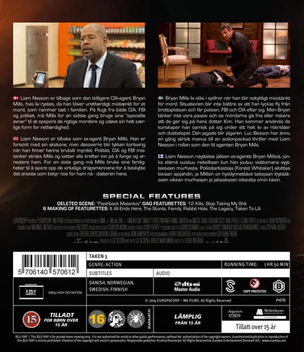 Taken 3 (2014) (Blu-Ray)