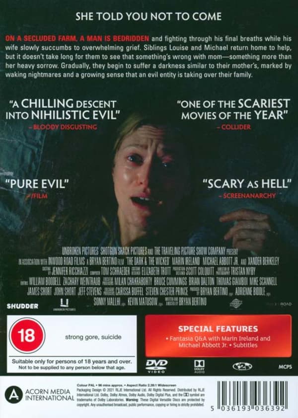 The Dark and the Wicked (2020) (DVD)