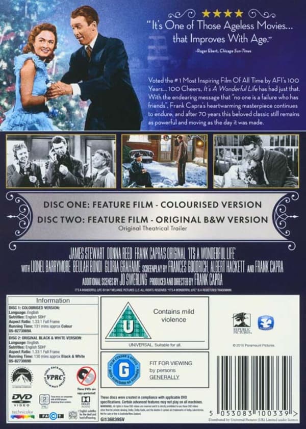 Its a Wonderful Life (1946) (DVD)