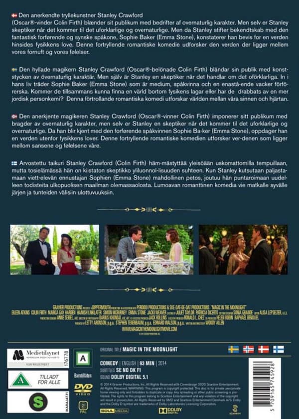 Magic in the Moonlight (2014) (DVD)