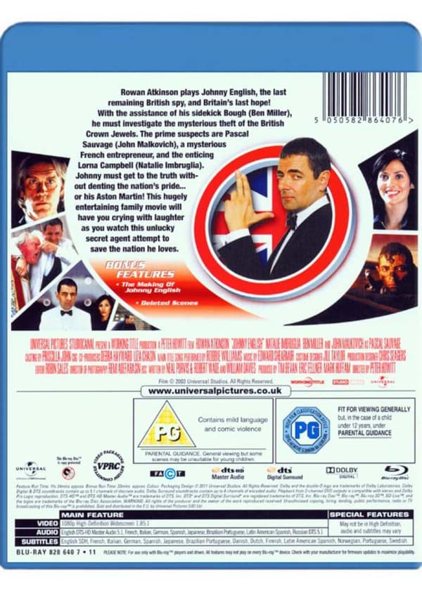 Johnny English (2003) (Blu-Ray)