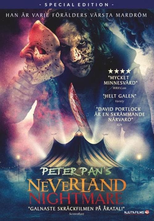 Peter Pans Neverland Nightmare (2025) DVD (svensk text)