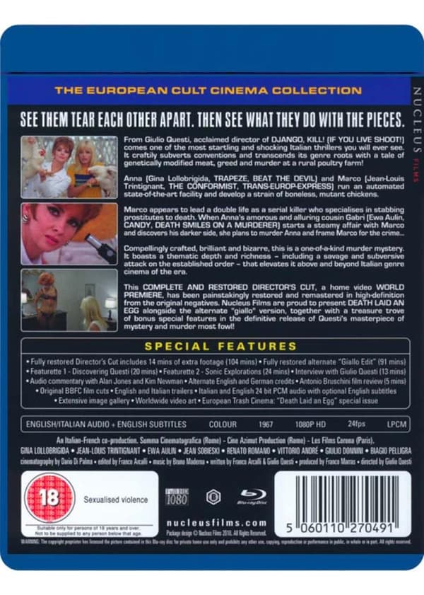 Death Laid an Egg (1968) (Blu-Ray)