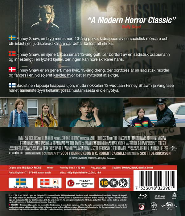 Black Phone (2021) (Blu-Ray)