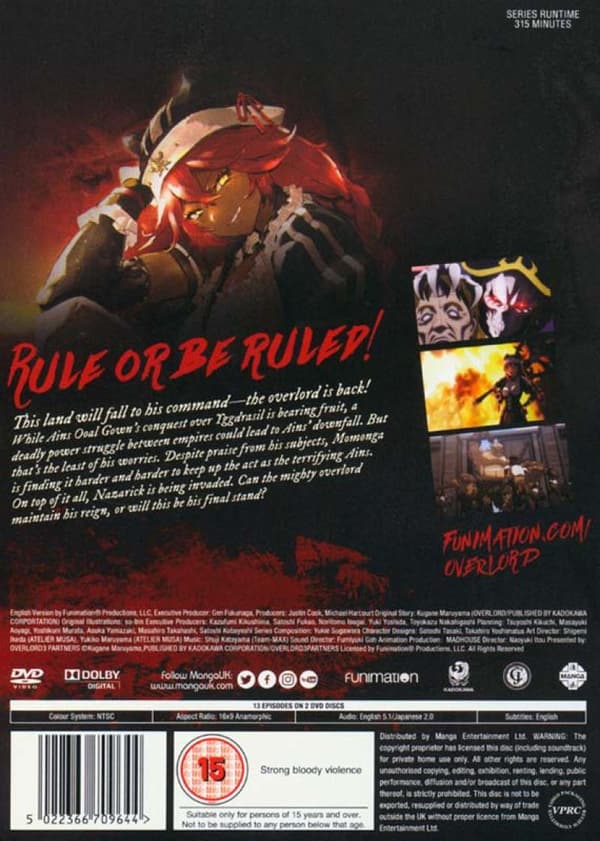 Overlord Season 3 (2018) (DVD)