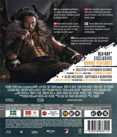 Kraven The Hunter (2024) (Blu-Ray)