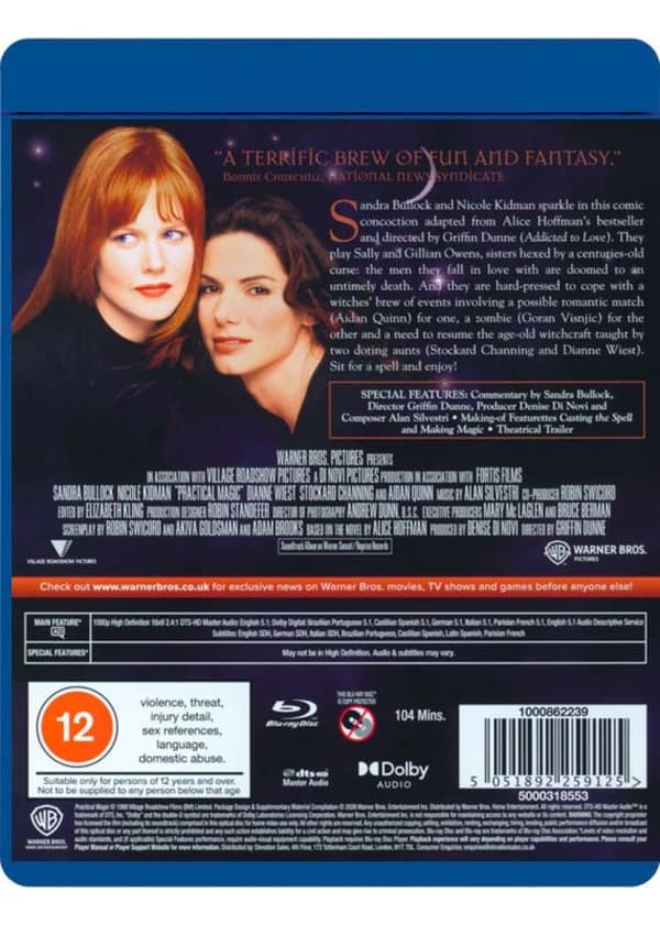 Practical Magic (1998) (Blu-Ray)