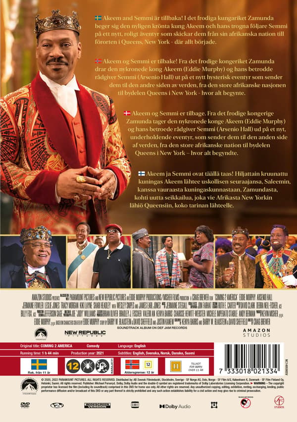 Coming 2 America (2021) (DVD)