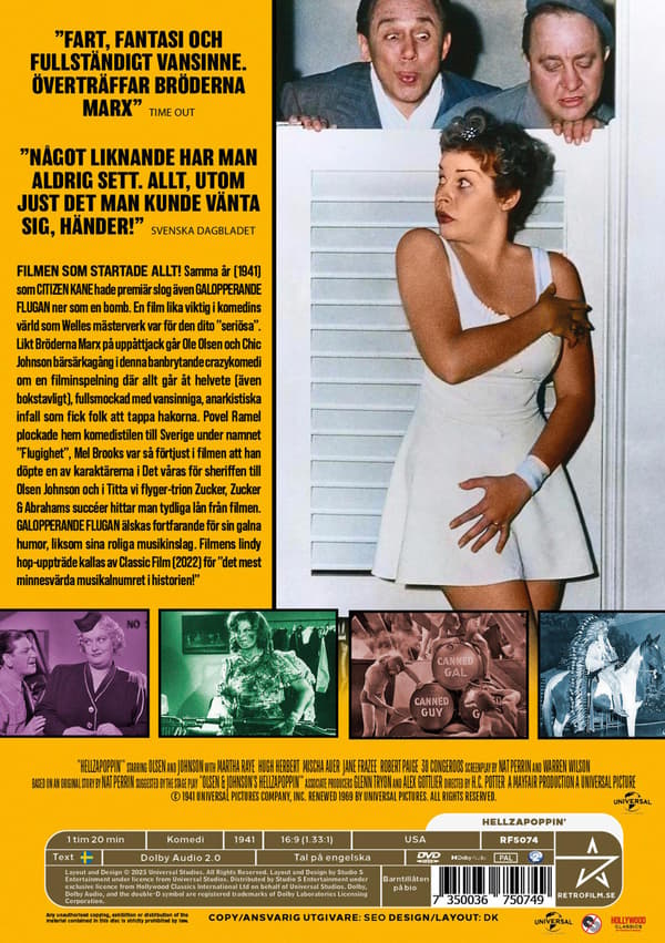 Hellzapoppin (1941) / Galloperande flugan (DVD)