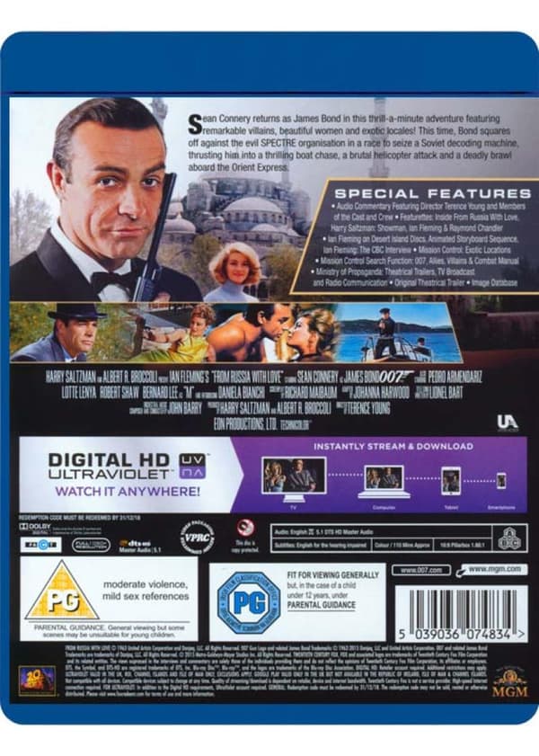 From Russia With Love (1963) (Blu-Ray)