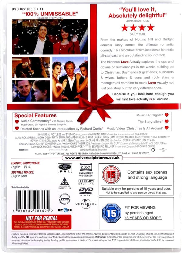 Love Actually (2003) (DVD)