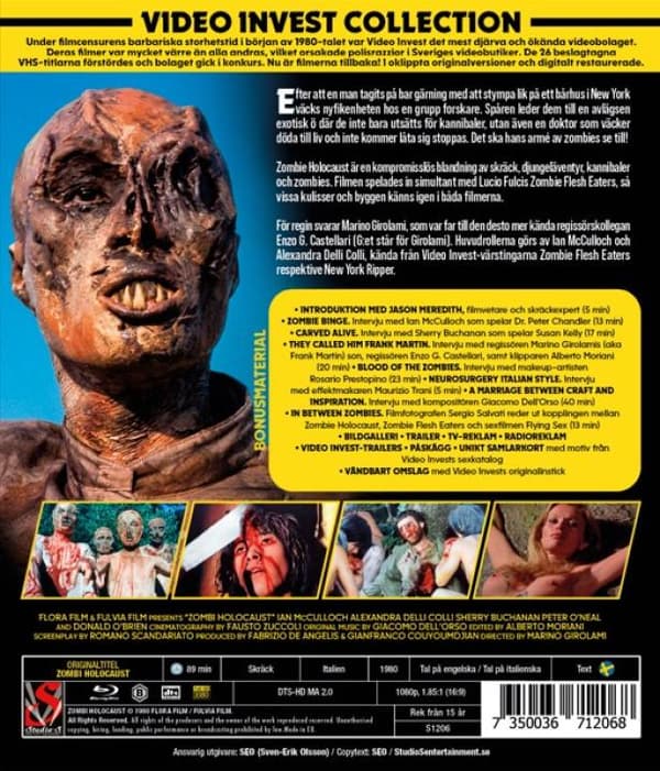 Zombie Holocaust (1980) (Blu-Ray)